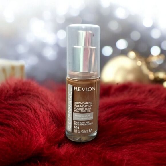 Revlon Illuminance Skin Caring Foundation 509 Sandlewood  Makeup Medium Coverage - Picture 12 of 14